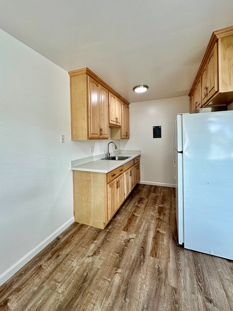 Floor plan for 1 bed, 1 bath, 650 sqft
